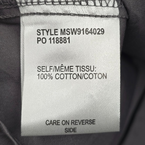 Cinch Shirt Womens M Gray Amberley Button Up Long Sleeve Logo Western Cowgirl - Picture 5 of 10